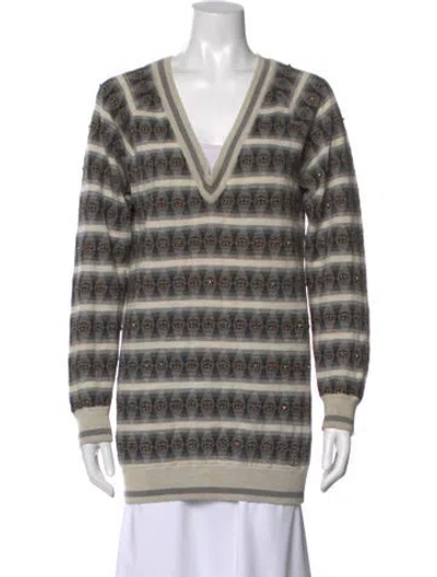 Pre-owned Chanel Vintage 2007 Sweater In Neutral