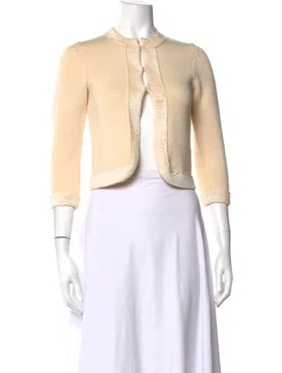 Pre-owned Chanel Vintage 2007 Sweater In Neutrals