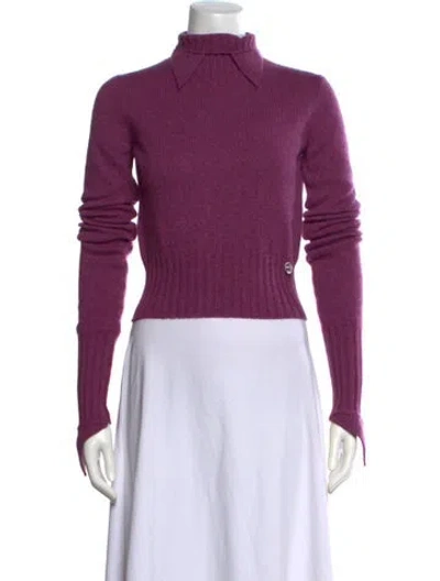 Pre-owned Chanel Vintage 2007 Sweater In Purple
