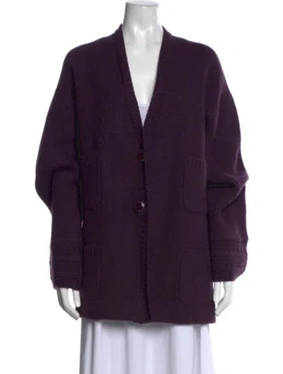 Pre-owned Chanel Vintage 2007 Sweater In Purple