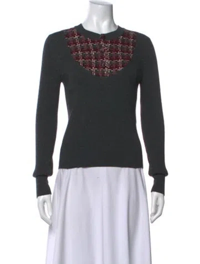 Pre-owned Chanel Vintage 2007 Sweater W/ Tags In Gray
