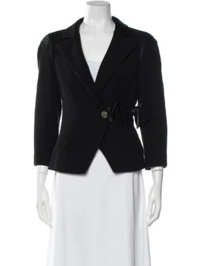Pre-owned Chanel Vintage 2008 Blazer In Black