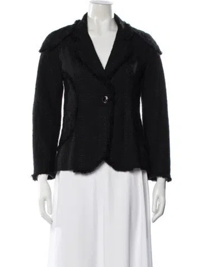 Pre-owned Chanel Vintage 2008 Blazer In Black