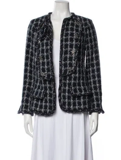 Pre-owned Chanel Vintage 2008 Blazer In Black