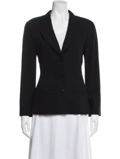 Pre-owned Chanel Vintage 2008 Blazer In Blue