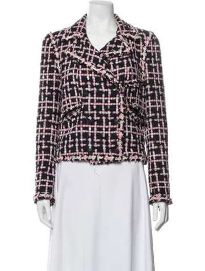Pre-owned Chanel Vintage 2008 Blazer In Blue