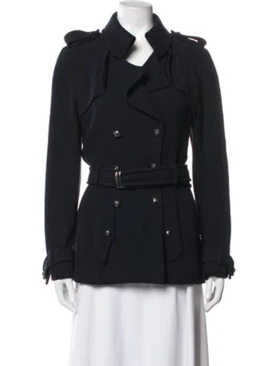 Pre-owned Chanel Vintage 2008 Blazer In Blue