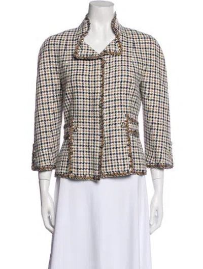 Pre-owned Chanel Vintage 2008 Blazer In Neutral
