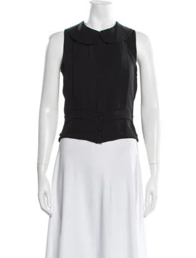 Pre-owned Chanel Vintage 2008 Blouse In Black
