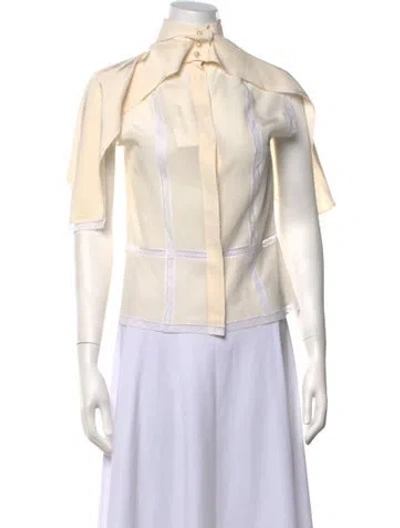 Pre-owned Chanel Vintage 2008 Blouse In Neutrals