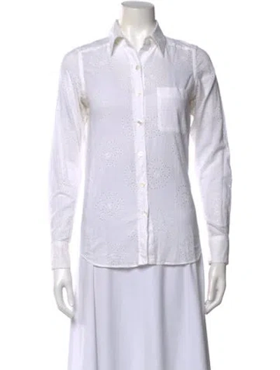 Pre-owned Chanel Vintage 2008 Blouse In White