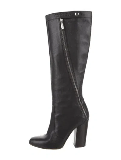 Pre-owned Chanel Vintage 2008 Boots In Black