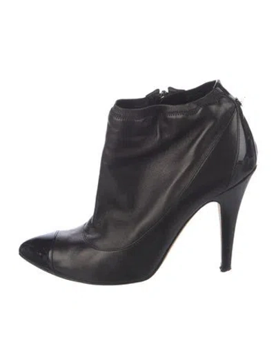 Pre-owned Chanel Vintage 2008 Boots In Black
