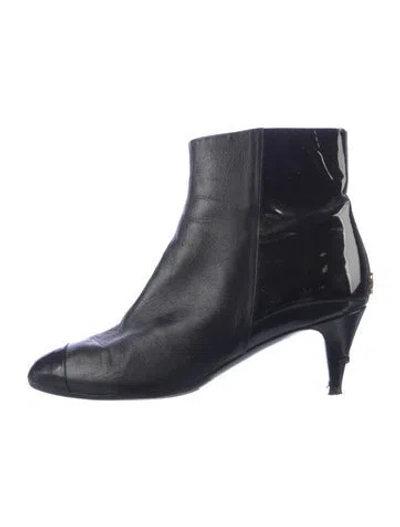 Pre-owned Chanel Vintage 2008 Boots In Blue