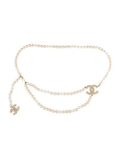 Pre-owned Chanel Vintage 2008 Chain-link Belt In Neutrals