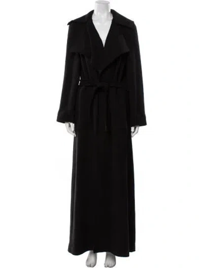 Pre-owned Chanel Vintage 2008 Coat In Black