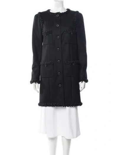 Pre-owned Chanel Vintage 2008 Coat In Black