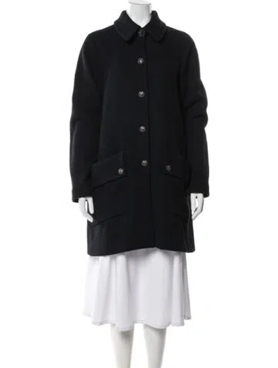 Pre-owned Chanel Vintage 2008 Coat In Black