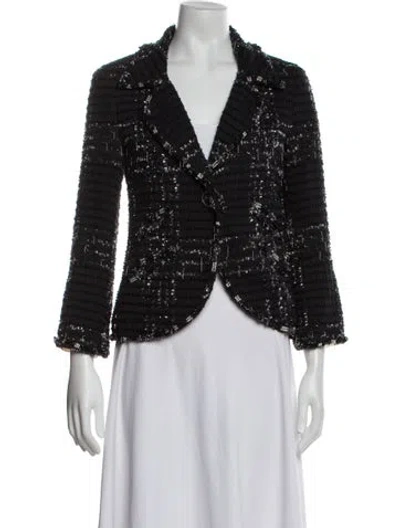Pre-owned Chanel Vintage 2008 Evening Jacket In Black