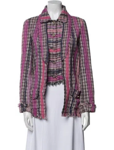 Pre-owned Chanel Vintage 2008 Evening Jacket In Purple