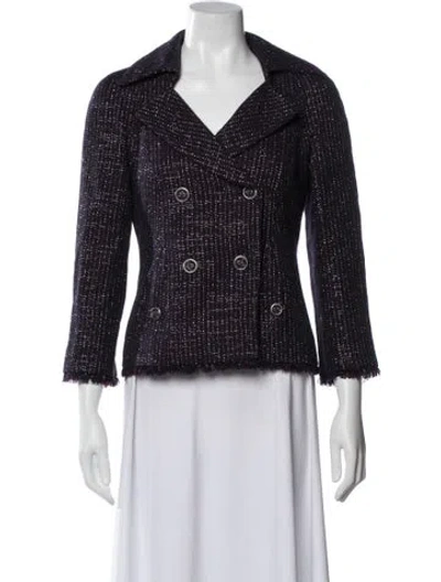 Pre-owned Chanel Vintage 2008 Evening Jacket In Purple