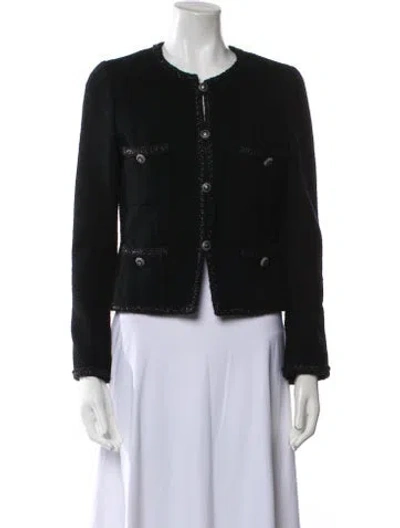 Pre-owned Chanel Vintage 2008 Jacket In Black