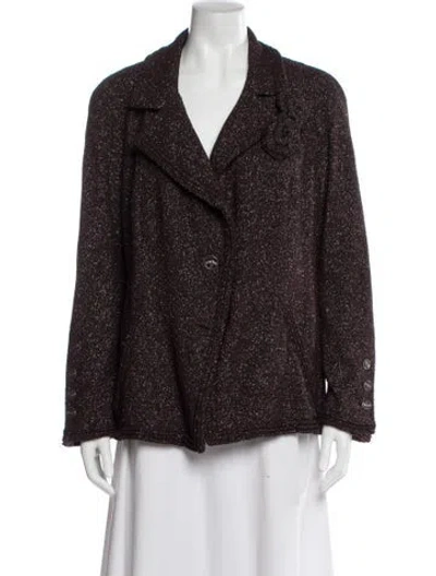Pre-owned Chanel Vintage 2008 Jacket In Brown