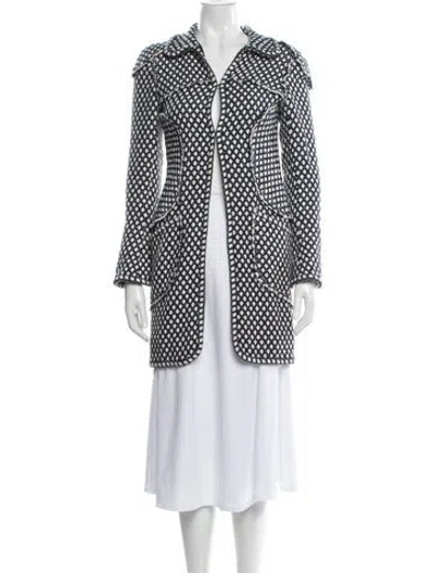 Pre-owned Chanel Vintage 2008 Peacoat In Blue