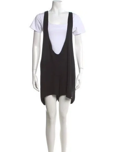 Pre-owned Chanel Vintage 2008 Romper In Black