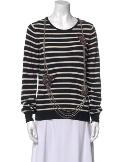 Pre-owned Chanel Vintage 2008 Sweater In Black
