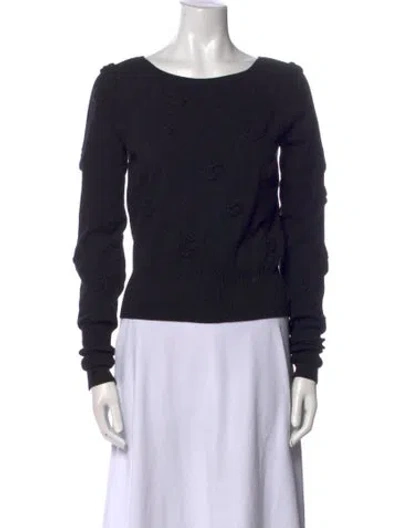 Pre-owned Chanel Vintage 2008 Sweater In Black