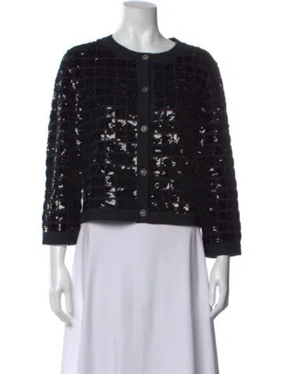 Pre-owned Chanel Vintage 2008 Sweater In Black