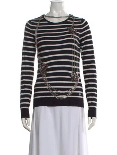 Pre-owned Chanel Vintage 2008 Sweater In Black