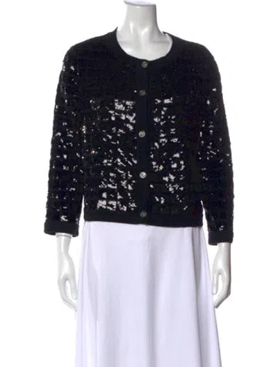 Pre-owned Chanel Vintage 2008 Sweater In Black