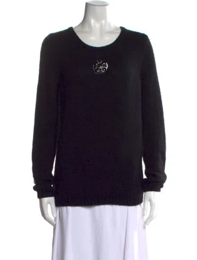 Pre-owned Chanel Vintage 2008 Sweater In Black
