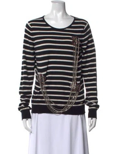 Pre-owned Chanel Vintage 2008 Sweater In Black