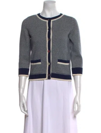 Pre-owned Chanel Vintage 2008 Sweater In Blue