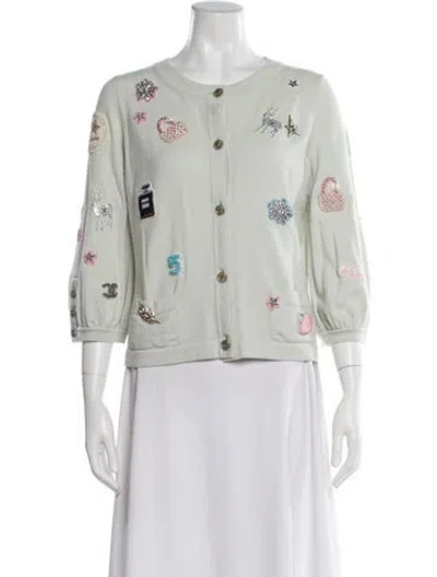 Pre-owned Chanel Vintage 2008 Sweater In Blue