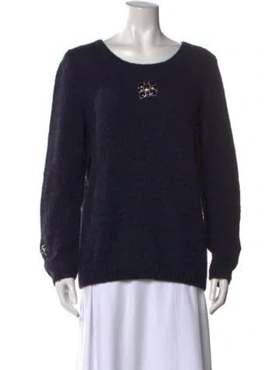 Pre-owned Chanel Vintage 2008 Sweater In Blue