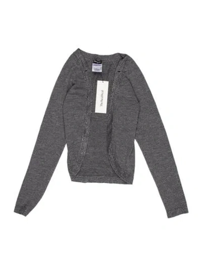 Pre-owned Chanel Vintage 2008 Sweater In Gray