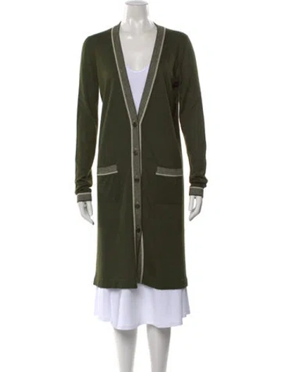 Pre-owned Chanel Vintage 2008 Sweater In Green