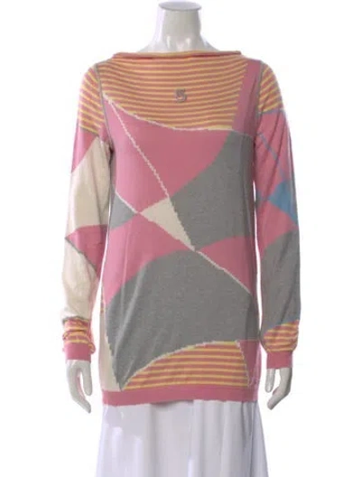 Pre-owned Chanel Vintage 2008 Sweater In Pink
