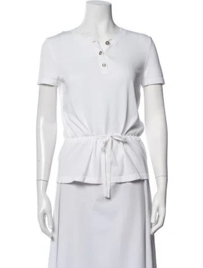 Pre-owned Chanel Vintage 2008 T-shirt In White