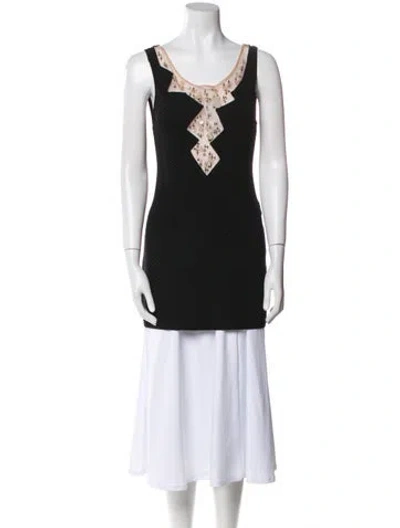 Pre-owned Chanel Vintage 2008 Tunic In Black