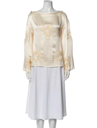 Pre-owned Chanel Vintage 2009 Blouse In Neutral