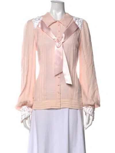 Pre-owned Chanel Vintage 2009 Blouse In Pink