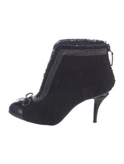 Pre-owned Chanel Vintage 2009 Boots In Black