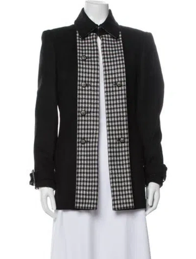 Pre-owned Chanel Vintage 2009 Coat In Black