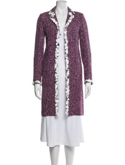 Pre-owned Chanel Vintage 2009 Coat In Purple