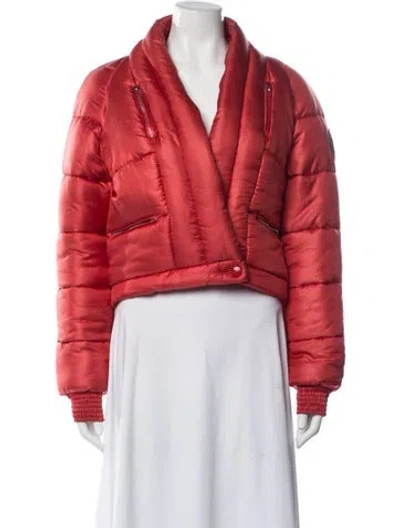 Pre-owned Chanel Vintage 2009 Down Jacket In Red